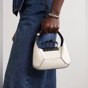 McQueen Mini Jeweled Hobo Bag